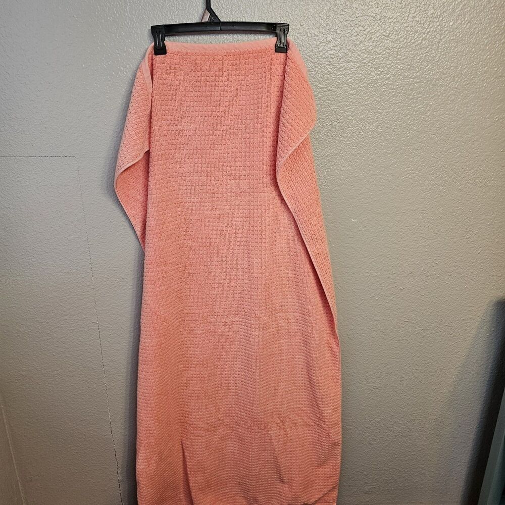 Ecoexistence Quick Dry Waffle Towel Peach Lightweight Travel Gym Yoga Beach Z607